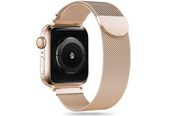 Smartwatch - Accessories - Tech-Protect MilaneseBand Strap for Apple Watch 4 / 5 / 6 / 7 / 8 / 9 / SE / Ultra 1 / 2 (42 / 44 / 45 / 49 mm) - Gold - 5906735412680
