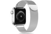Smartwatch - Accessories - Tech-Protect MilaneseBand Strap for Apple Watch 4 / 5 / 6 / 7 / 8 / 9 / SE / Ultra 1 / 2 (42 / 44 / 45 / 49 mm) - Silver - 5906735412666