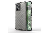 Mobile - Covers & Cases - Hurtel Honeycomb Case for Xiaomi Redmi Note 12 5G / Poco X5 5G Armored Hybrid Cover Black - 9145576277690