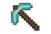 Skjutvapen - Jakks DISGUISE Minecraft Skumhacka - 700911