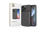 PowerBank - Tech-Protect PowerCase for iPhone 13 / 13 Pro with 4800mAh Power Bank - Black PowerBank - Svart - 4800 mAh - 9589046917820