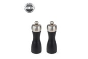 Kökstillbehör - Peugeot Fidji Set of Salt and Pepper Mills in Wood and Stainless Steel Black 15 cm - 2/1713200