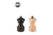 Kökstillbehör - Peugeot Bistro Set of Manual Salt and Pepper Mills in Wood Chocolate and Natural 10 cm - 2/2259400