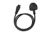 Strömkabel (intern) - Deltaco - power cable - BS 1363 to IEC 60320 C5 - 1 m - DEL-109C-UK