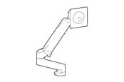Monitorfäste - Ergotron LX Pro mounting kit - Constant Force Technology - for flat panel - expansion kit - Svart - 98-734-292