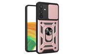 Mobile - Covers & Cases - Hurtel Hybrid Armor Camshield Case for Samsung Galaxy A14 Armored Case with Camera Cover Pink - 9145576272855