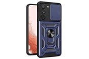 Mobile - Covers & Cases - Hurtel Hybrid Armor Camshield Case for Samsung Galaxy S23+ Armored Case with Camera Cover Blue - 9145576272787