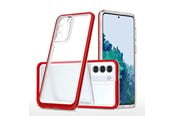 Mobile - Covers & Cases - Hurtel Clear 3in1 Case for Samsung Galaxy S23+ Silicone Cover with Frame Red - 9145576272688