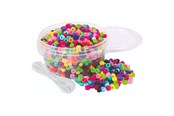 Kreativa spel - Playbox Small Plastic Beads 850 pcs - 5+ Years - 27516