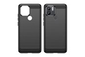 Mobile - Covers & Cases - Hurtel Carbon Case for Xiaomi Redmi A1+ Flexible Silicone Carbon Cover Black - 9145576271773