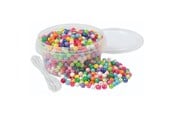 Kreativa spel - Playbox Small Glitter Beads 6 mm 700 pcs - 5+ Years - 27518