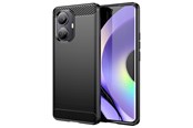 Mobile - Covers & Cases - Hurtel Carbon Case for Realme 10 Pro Flexible Silicone Carbon Cover Black - 9145576271865