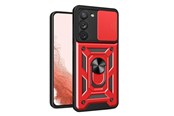 Mobile - Covers & Cases - Hurtel Hybrid Armor Camshield Case for Samsung Galaxy S23+ Armored Cover with Camera Cover Red - 9145576273074