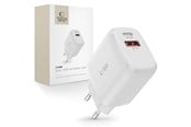 Mobile - Adapters & Chargers - Tech-Protect  C20W USB-C PD 20W / USB-A QC 3.0 Network Charger - White - 9589046924293