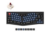 Tangentbord - Keychron Q8 - keyboard - QMK custom mechanical Alice layout - 65% - with knob - QWERTY - Nordic - carbon black Input Device - Tangentbord - Nordisk - Svart - Q8-M3-BO