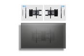 Väggfäste, AV-Möbel - StarTech.com Startech mounting kit - articulating - for flat panel - low profile VESA 600x400 45Kg - black silver - TAA Compliant - Max 45 kg - recommended for 65" - 65SAP2-TV-WALL-MOUNT
