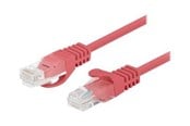 Nätverkskabel - Lanberg patch cable - 3 m - red RAL 3017 - Röd - 3m - PCU6-20CC-0300-R