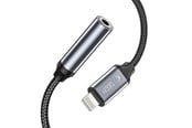 Ljudkabel - Tech-Protect UltraBoost Lightning / mini jack 3.5mm adapter - black - 9490713929599