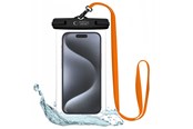 Mobile - Covers & Cases - Tech-Protect Waterproof Case UWC7 Waterproof for Devices up to 6.9" - Black & Orange - 5906302309573