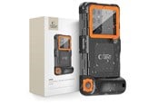 Mobile - Covers & Cases - Tech-Protect Waterproof Case IPX8 Waterproof for Smartphones 4.7-6.7" - Black/Orange - 5906302310234