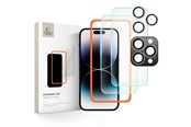 Mobiltelefontillbehör-Skyddsfilm - Tech-Protect Supreme Set Tempered Glass for iPhone 16 Pro - Clear (3 pcs) - 5906302310920