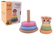Träleksaker - Jouéco The Wildie Family Stacking Tower - 263-80118