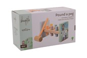 Träleksaker - Jouéco The Wildies Family Pound a peg - 263-80086