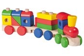 Träleksaker - Jouéco Stacking train - 263-80007