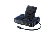 Mobile - Adapters & Chargers - Baseus Nomos NH21 Qi2 160W 4-in-1 Wireless Charging Station with Retractable Cable - Black - E0121700