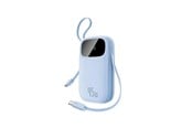 PowerBank - Baseus EnerFill FC31 20000mAh 45W Power Bank with Digital Display with 2 Built-in USB-C Cables - Blue - 20000 mAh - P10082105313-00