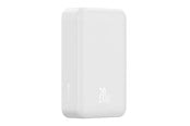 PowerBank - Baseus EnerFill FM41 20000mAh 20W Magnetic Power Bank with USB-C to USB-C Cable 30cm - White PowerBank - Vit - 20000 mAh - E0027U01