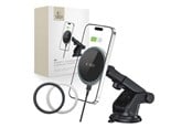 Mobile - Adapters & Chargers - Tech-Protect A2 Car Phone Holder with MagSafe 15W Inductive Charger for Cockpit - Black - 9589046926723