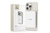 PowerBank - Tech-Protect LifeMag PB10 Power Bank with MagSafe 5000mAh 15W USB-C Port - White + USB-C Cable PowerBank - Vit - 5000 mAh - 9589046926709