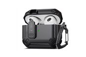 Mobile - Covers & Cases - Tech-Protect X-Carbo Case for AirPods Pro 1 / 2 - Black - 9490713928080