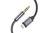 Ljudkabel - Tech-Protect  UltraBoost Lightning audio cable / mini jack 3.5mm 1m - black - 9490713929087