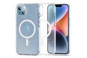 Mobile - Covers & Cases - Tech-Protect FlexAir Hybrid MagSafe Case for iPhone 13 / 14 - Clear Glitter - 9490713930908