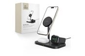 Mobile - Adapters & Chargers - Tech-Protect QI15W-A22 Inductive MagSafe Charger with 3in1 MagSafe Stand for Smartphone / Apple Watch / AirPods - Black - 9490713930960