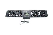 Rack chassis - Middle Atlantic Ultra Quiet Fan Panel IUQFP-4D - rack fan kit - 2U - IUQFP-4D