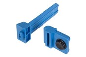 Rack chassis - Middle Atlantic Forward Small Device Mounting Clamps - Blue - Pack of 4 - FWD-SIDECLMP-4