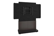 Väggfäste, AV-Möbel - Middle Atlantic Forum stand - for LCD display / video conferencing system - 48" 2-bay dark finish - asian night black charcoal grey - TAA Compliant - Max 68 kg - recommended for 65" - FM-DS-4875FS-BA3B