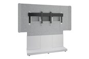 Väggfäste, AV-Möbel - Middle Atlantic 66in Forum Free-Standing Display Stand for Single 70-75in Display - Light Finish - Max 68 kg - recommended for 75" - FM-DS-6675FS-DD8W