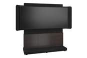Väggfäste, AV-Möbel - Middle Atlantic Forum stand - free-standing - for LCD display / video conferencing system - 66" 3 bay dark finish - asian night black charcoal grey - TAA Compliant - Max 102 kg - recommended for 81" - FM-DS-6675FS-KA3B