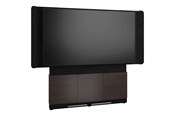Väggfäste, AV-Möbel - Middle Atlantic Forum stand - for LCD display / video conferencing system - 66" 3 bay dark finish - asian night charcoal grey black - TAA Compliant - Max 68 kg - recommended for 70" / 75" - FM-DS-6675FW-DA3B