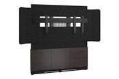 Väggfäste, AV-Möbel - Middle Atlantic Forum stand - for LCD display / video conferencing system - 66" 3 bay dark finish - asian night charcoal grey black - TAA Compliant - Max 102 kg - recommended for 81" - FM-DS-6675FW-KA3B