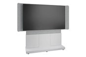 Väggfäste, AV-Möbel - Middle Atlantic Forum stand - for LCD display / video conferencing system - 66" 3 bay light finish - designer white silver grey white - TAA Compliant - Max 68 kg - recommended for 100" - FM-DS-6675FS-FD8W