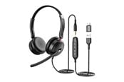 Hörlurar / Headset - ONIKUMA X81 gaming headphones (black) - X81 Black