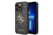 Mobile - Covers & Cases - GUESS GUHCP15L4GMGGR iPhone 15 Pro 6.1" gray/gray hardcase 4G Big Metal Logo - 3666339171568