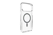 Mobile - Covers & Cases - Puro Lite Mag TPU+PC Case Compatible with MagSafe for iPhone 17 Pro - Transparent with Gray Ring - PUIPC17P63LITEMDKGR