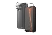 Mobile - Covers & Cases - SBS set with D3O technology for iPhone 16 - case + glass screen and camera protector - transparent - TEKITD3OIP1661