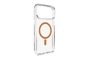 Mobile - Covers & Cases - Puro Lite Mag TPU+PC Case Compatible with MagSafe for iPhone 17 Pro - Transparent with Orange Ring - PUIPC17P63LITEMORA